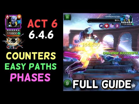 Act 6.4.6 Final Boss - Grandmaster | Full Breakdown & Beginners Guide | Marvel Contest of Champions