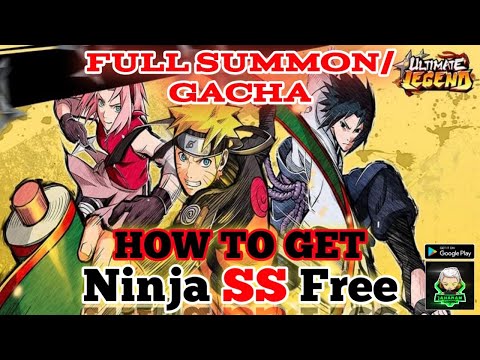 GACHA DAN CARA MENDAPATKAN NINJA SS GRATIS ULTIMATE LEGEND SIX PATHS | JUTSU LEGEND ULTIMATE WAR