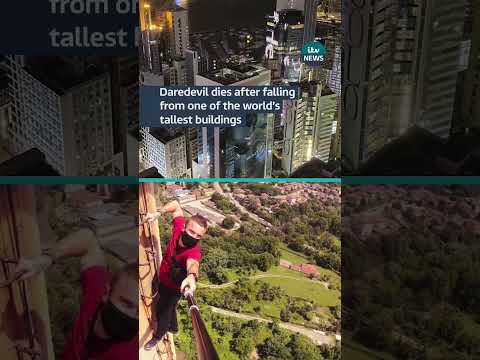 Daredevil dies after falling from one of the world’s tallest buildings #itvnews