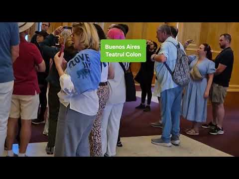 Buenos Aires. Teatrul Colon, interior si sunet impecabil.