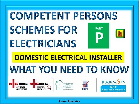 Joining Part P Competent Person Schemes