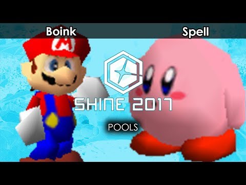 Shine 2017: Boink (Mario) V Spell (Kirby) - Smash 64 | Pools