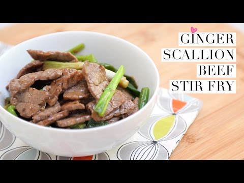 Ginger Scallion Beef Stir-Fry (30 minute meals)