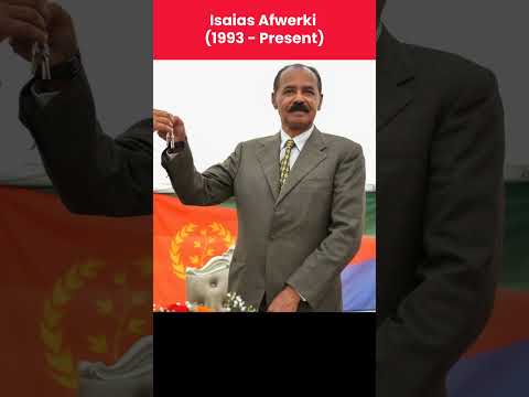 Isaias Afwerki: The only President Eritrea has ever known. 🇪🇷