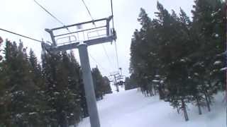 preview picture of video 'Crested Butte Red Lady Express lift'