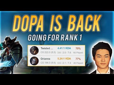 DOPA IS BACK GOING FOR RANK 1 | 70% Win Rate Korean Masters