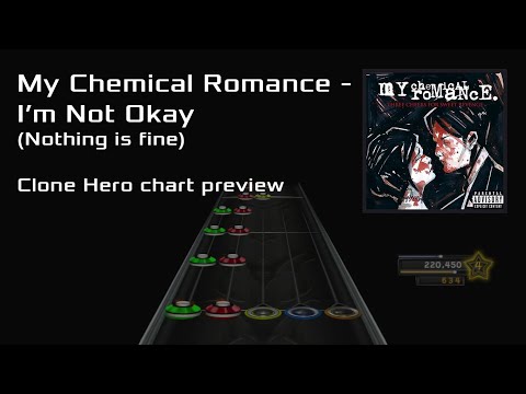 [Clone Hero] My Chemical Romance - I'm Not Okay (Nothing is Fine) (chart preview)