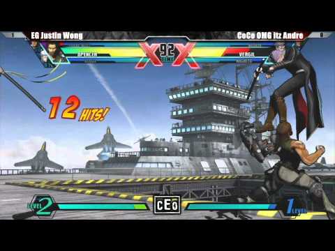 UMVC3 EG Justin Wong vs CoCo OMG Itz Andre - CEO 2012 Tournament