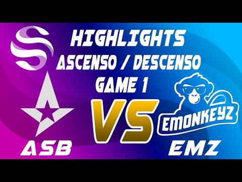 Astralis SB vs eMonkeyz Game 1 highlights - LEAGUE OF LEGENDS - SUPERLIGA ASCENSO / DESCENSO