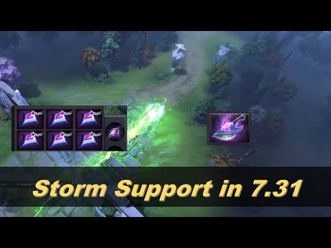 How to Play Storm Spirit Support in Patch 7.31, Null Talisman X6 + Arcane Blink