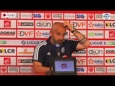 J7 | Dijon 2-1 Bastia : Conf. d’après-match de M. Chabert