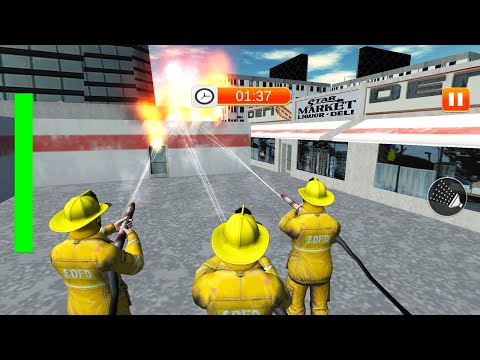 Firefighter Truck Driving Simulator - Emergency Rescue Service - Android Gameplay