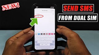 How to Send SMS from Dual Sim iPhone | Send Message from eSIM