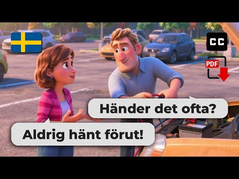 Learn Swedish Easily – 🚗 Jumpstart a Dead Battery | Beginner Level Conversation