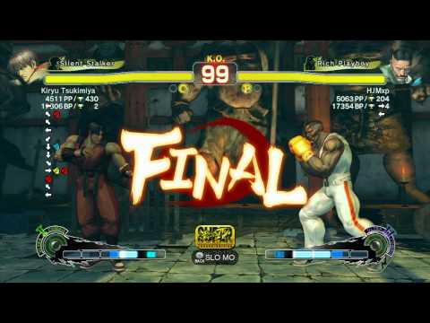 SSF4 AE 2012: Kiryu Tsukimiya (Guy) vs HJMxp (Dudley) - Xbox Live Ranked Match