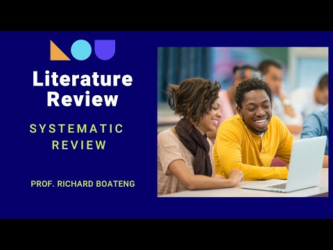 Conducting Systematic Review of Literature
