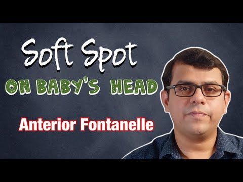 Soft spot on Baby's head | Anterior Fontanelle
