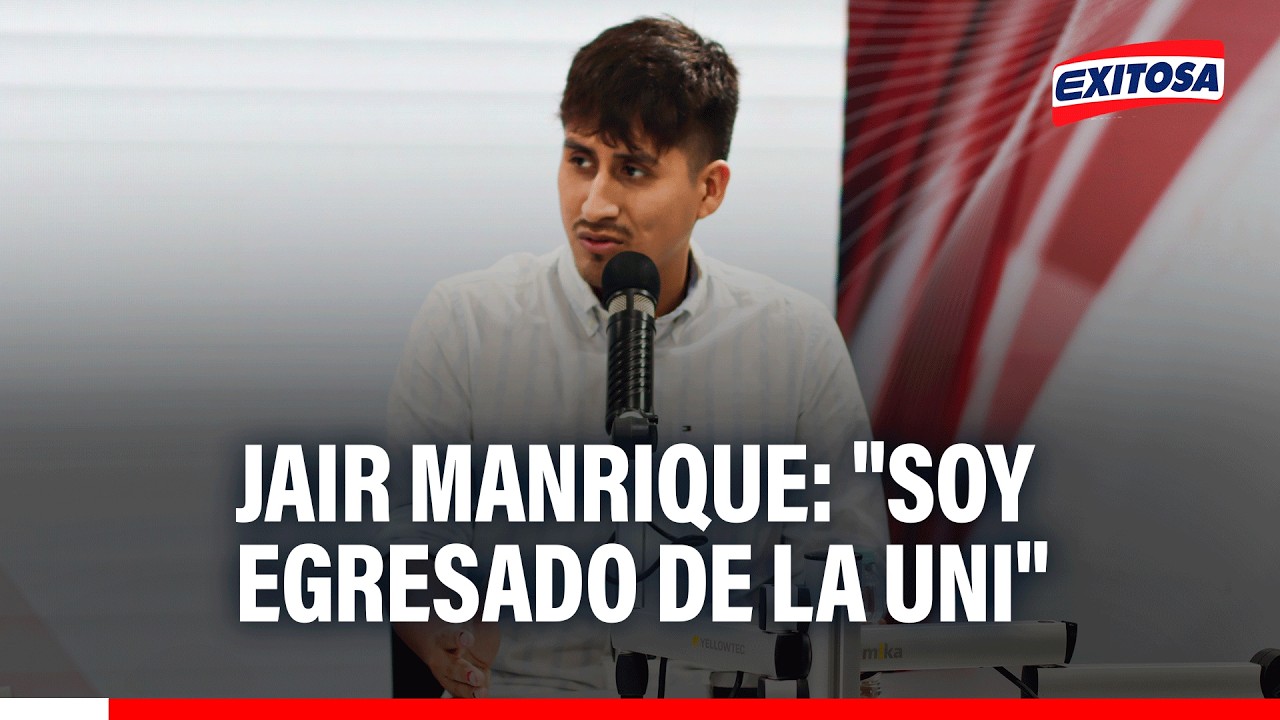 🔴🔵Jair Manrique destaca su formación en la UNI y su experiencia tecnológica como diputado electo
