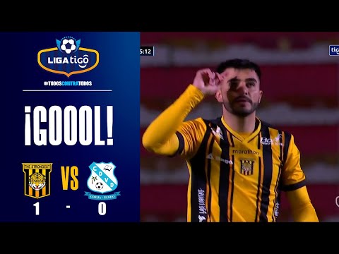 5' ¡Gol de The Strongest! Enrique Triverio conecta de cabeza para anotar el primer gol atigrado.