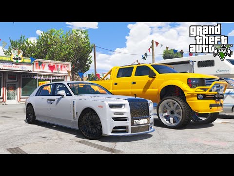 ROLLS ROYCE PHANTOM MANSORY MOBIL SULTAN ANDARA HADIAH RAFFI BUAT GIGI - GTA V INDONESIA SPESIAL