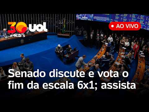 Fim da escala 6×1: Senado discute e vota relatório que reduz jornada de trabalho; assista ao vivo