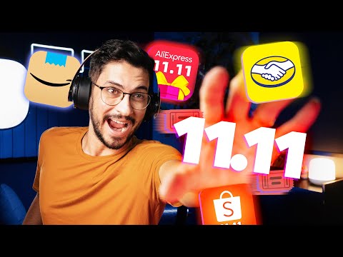 VIRADA 11.11! As melhores OFERTAS e CUPONS do ano! Meli, Amazon, AliExpress e Shopee!