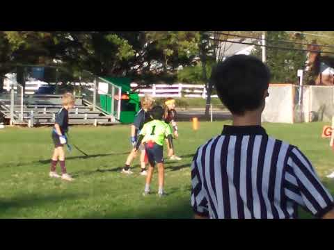 Alec's 80 yard catch and run leads to first playoff win!