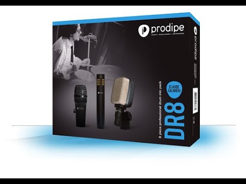 Prodipe DR8 Salmieri Drum Mic Pack Demo