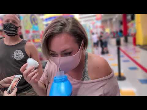 weird things Inside of area15 OMEGA MART las vegas