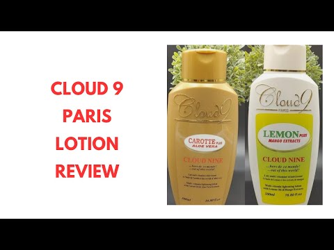 Cloud 9 Paris lotion review.