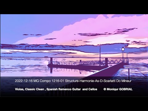 2022 12 16 MG Compo 1216 01 Structure Harmonie As D Scarlatti Do Mineur Violas 2Guitars Cellos