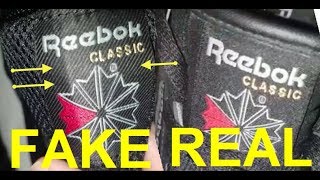 Real vs. Fake Reebok Classic sneakers. How to spot fake Reebok sneakers