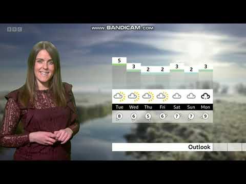(HD) Alex Osbourne BBC ONE Points West weather December 4th 2022 - 60 fps
