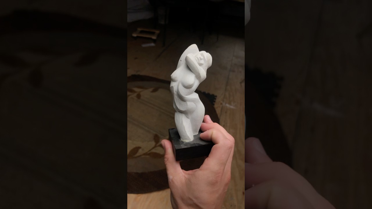 Thoughts? 💭 abstracted vs realistic figure sculpture.