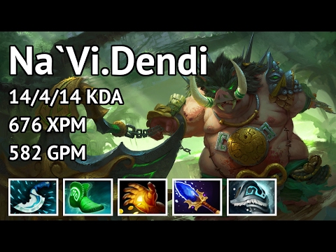 Dota Memories Na`Vi.Dendi - Pudge highlights - Game 3168295370 - Dota 2