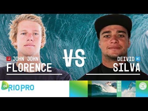 John John Florence vs. Deivid Silva - Round Two, Heat 1 - Oi Rio Pro 2018
