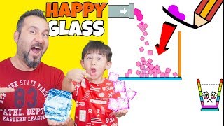GİZEMLİ BUZLAR BARDAKLARA DOLUYOR! YİNE THUG LIFE YAPTI! | EGEMEN KAAN İLE HAPPY GLASS OYNUYORUZ