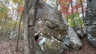 Video thumbnail of El Bano, V3. Rocktown