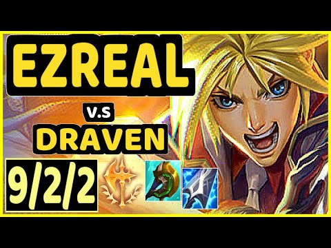 ABLE (EZREAL) vs DRAVEN - 9/2/2 KDA BOTTOM ADC GAMEPLAY - KR Ranked GRANDMASTER