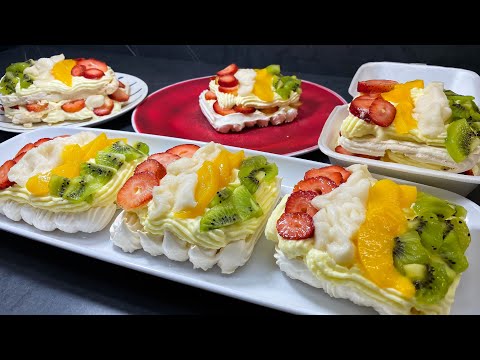 Delicious fruit meringue - Fruit meringue for business - Rosita Cocina