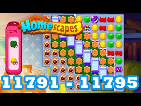 Homescapes Level 11791 - 11795 HD 3 - match puzzle Gameplay | android | IOS | 11792 | 11793 | 11794