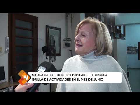 Grilla de actividades en el mes de Junio, Susana Trespi