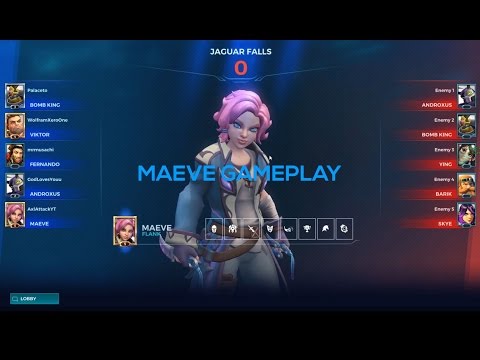 PALADINS- Epic Maeve Payload Gameplay! 1v5 With a 9 Kill Streak!