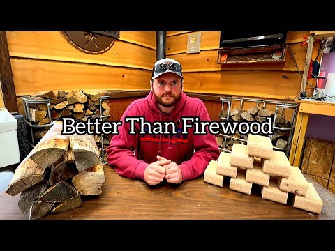 Compressed Sawdust Blocks vs. Real Firewood