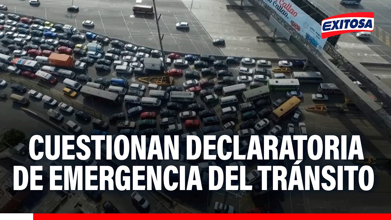 🔴🔵 Cuestionan declaratoria de emergencia del tránsito en vías metropolitanas de Lima: "Es una broma"