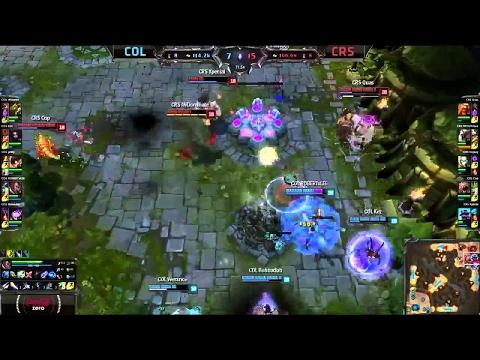 2014 NA LCS Summer W8D1 - CRS vs COL Highlights