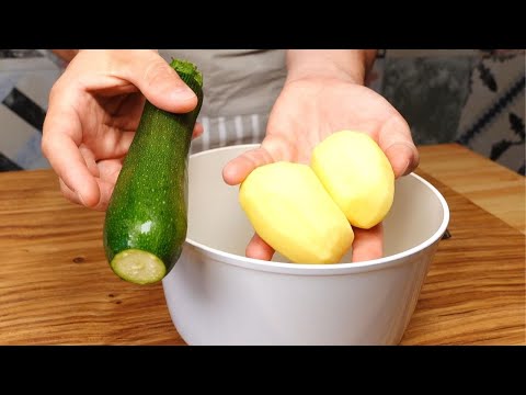 Pancake recipe with zucchini and shrimp 💖 Vegetarian recipes