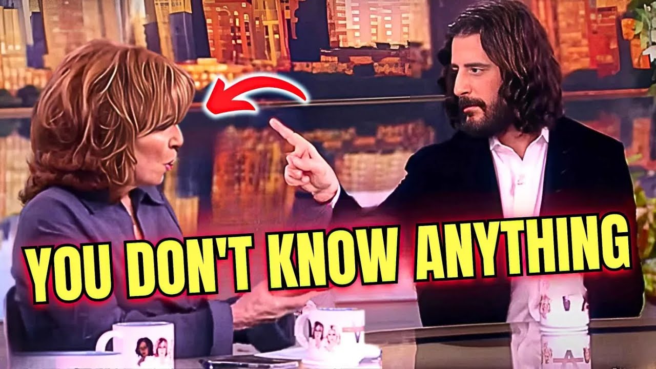 Jonathan Roumie CONFRONTS The View For MOCKING Jesus on LIVE TV