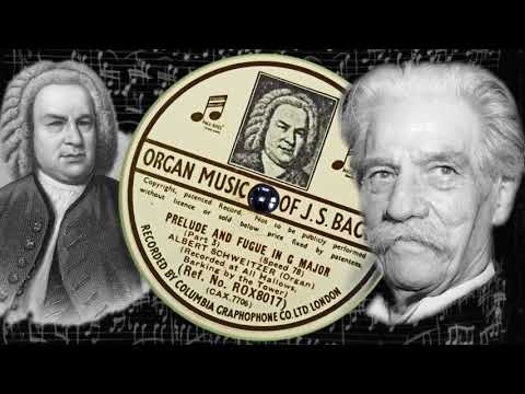 J.S Bach - Prelude and Fugue in F Minor - Part 3- Albert Schweitzer