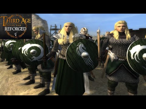 MEN FIGHT FOR CIRITH UNGOL (Siege Free-For-All) - Third Age: Total War (Reforged)